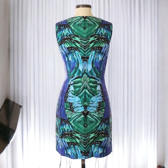 Laundry by Shelli Segal Sleeveless Abstract Mini Dress By Nordstrom Size 8 - Picture 2 of 8